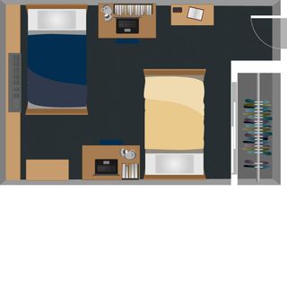Double room layout 