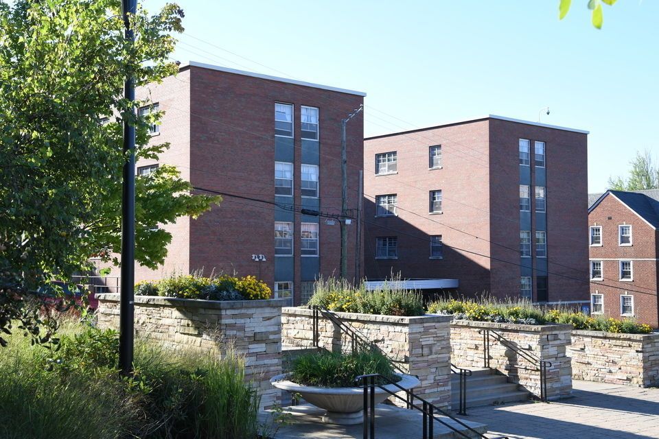 residence halls on the downtown campus
